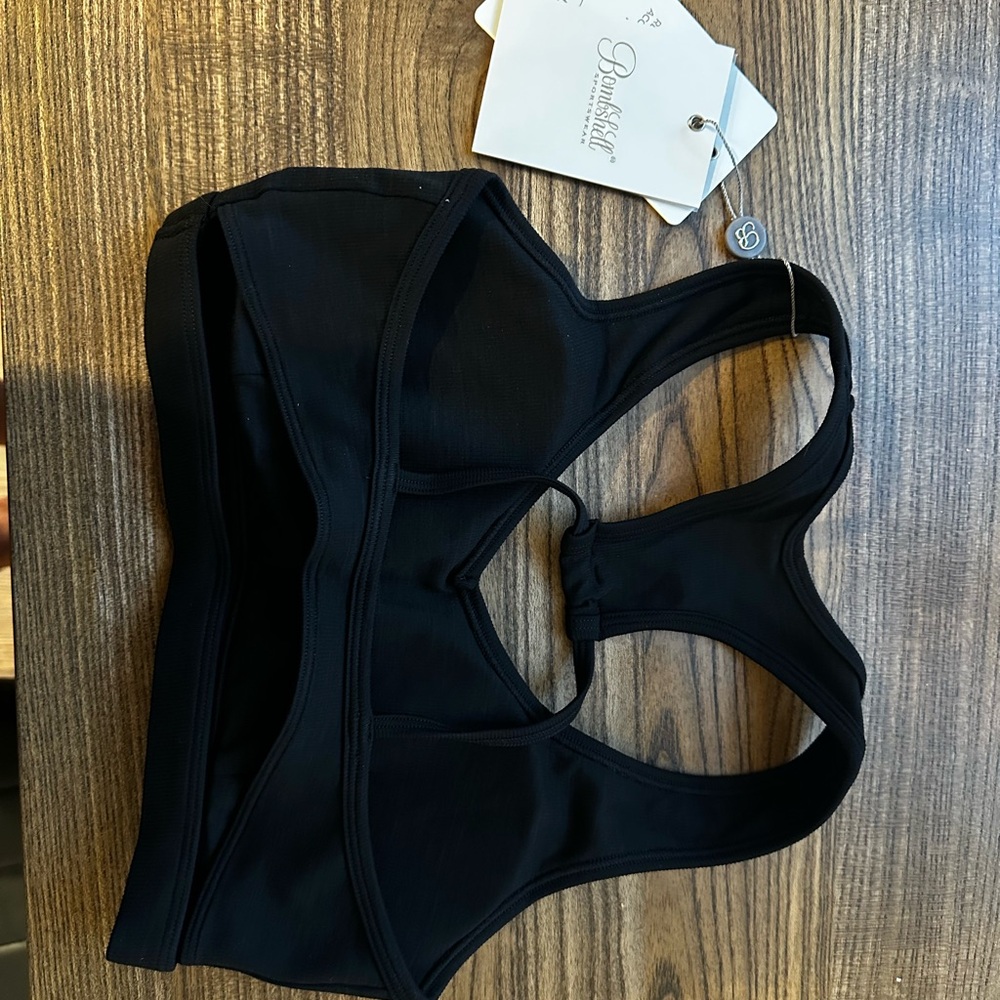 Bombshell Sportswear Power Rib Sports Bra - Picture 4 of 5